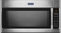 Front Zoom. Maytag - 2.0 Cu. Ft. Over-the-Range Microwave with Sensor Cooking - Stainless steel.