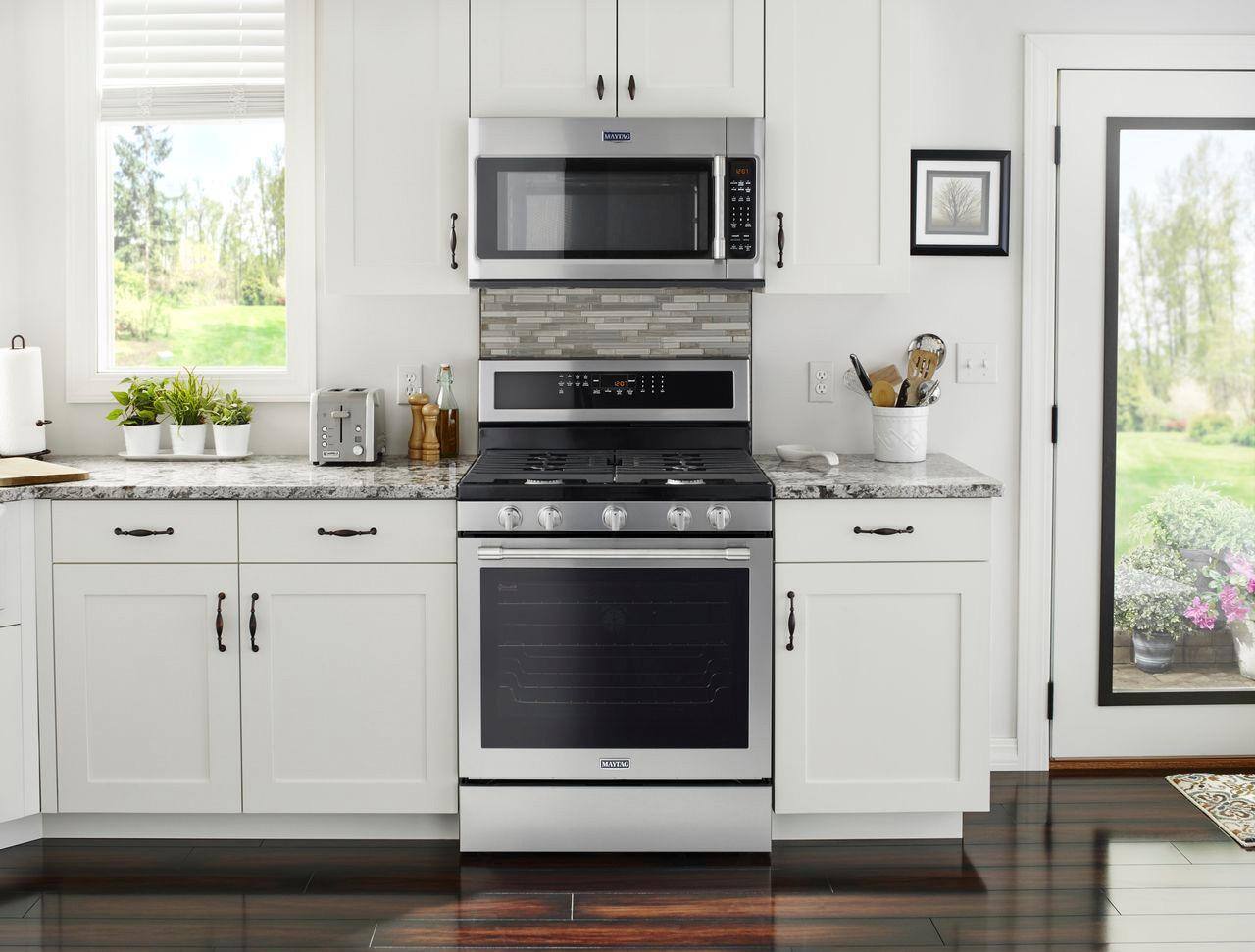Alt View 17. Maytag - 2.0 Cu. Ft. Over-the-Range Microwave with Sensor Cooking - Stainless steel.