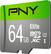 Alt View 11. PNY - 64GB microSDXC UHS-I Memory Card - Black.