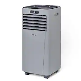 Resenkos - Air Conditioner, Cooler,10000 BTU 4-in-1 Portable Air Conditioner with Dehumidifier and Fan Mode - Gray