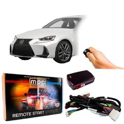 MPC - Remote Start Kit for Lexus IS250 2014 2015 | Plug & Play | Push 3X Lock To Start - Black