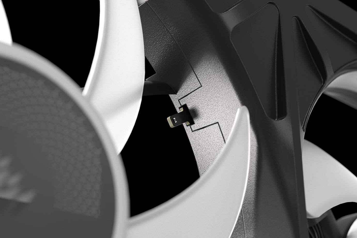Alt View 10. CORSAIR - iCUE LINK RX360 II Unified Frame RGB PWM Fans with iCUE LINK System Hub - Black.