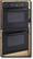 Front Standard. GE - 30" Built-In Double Electric Wall Oven - Black-on-Black.