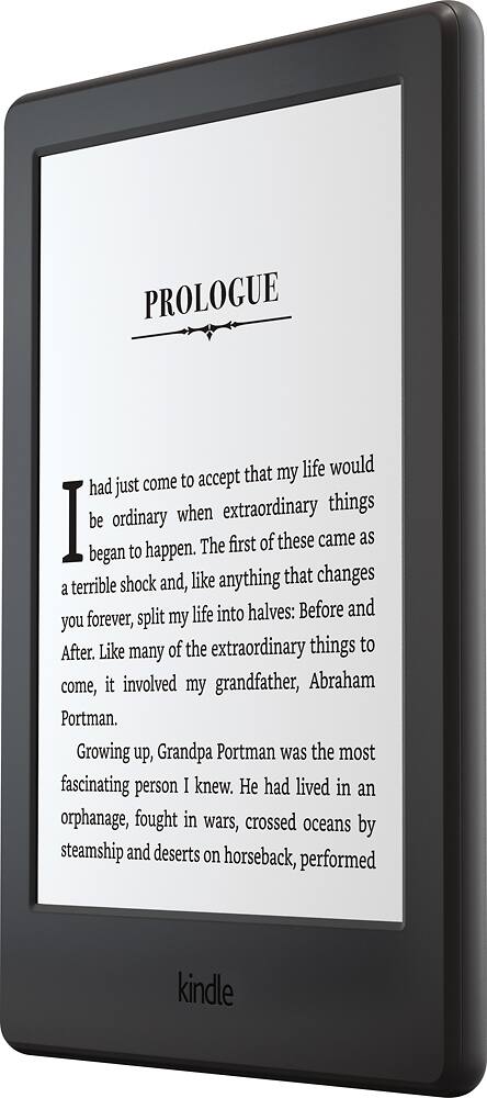 Left. Amazon - Kindle - Black.