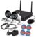 Alt View Zoom 11. Swann - 4-Channel, 2-Camera Indoor/Outdoor Wireless 1080p 1Tb DVR Surveillance System - Black/White.