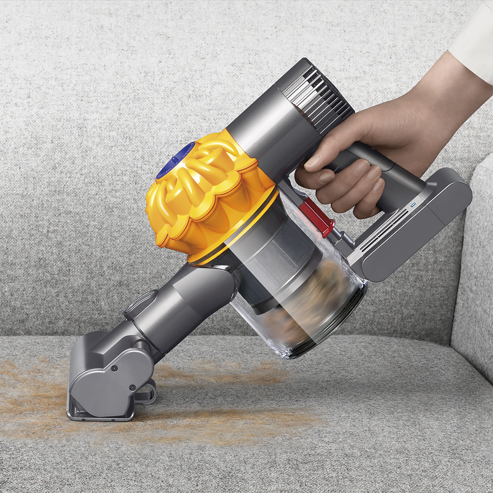 Best Buy: Dyson V6 Top Dog Bagless Cordless Hand Vac Yellow, Iron ...