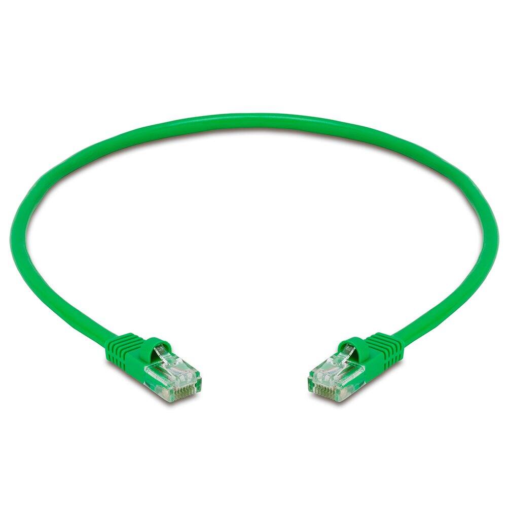 Angle. Cmple.com - Cmple - 5 Pack Cat5e Ethernet Cable 10 ft, Router Patch Cord, Internet Cat5 Cables, RJ45, LAN Network Wire - Green - Green.