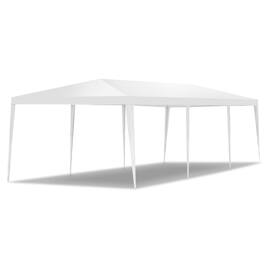 Costway - 10'x30' Party Wedding Outdoor Patio Tent Canopy Heavy duty Gazebo Pavilion Event - White