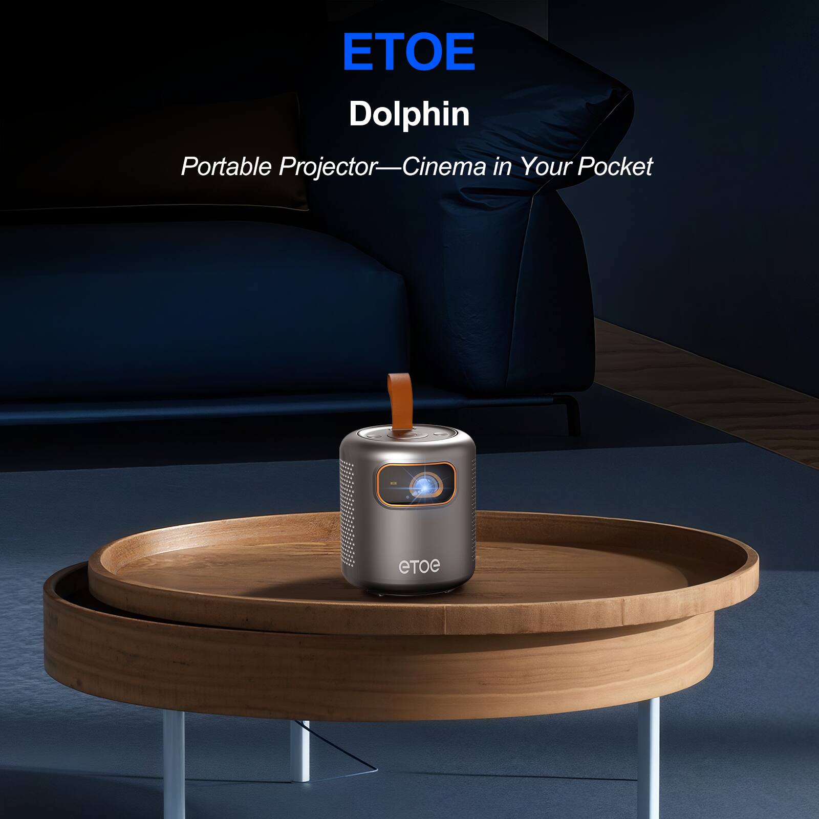 ETOE Dolphin Portable Projector-Cinema in Your Pocket