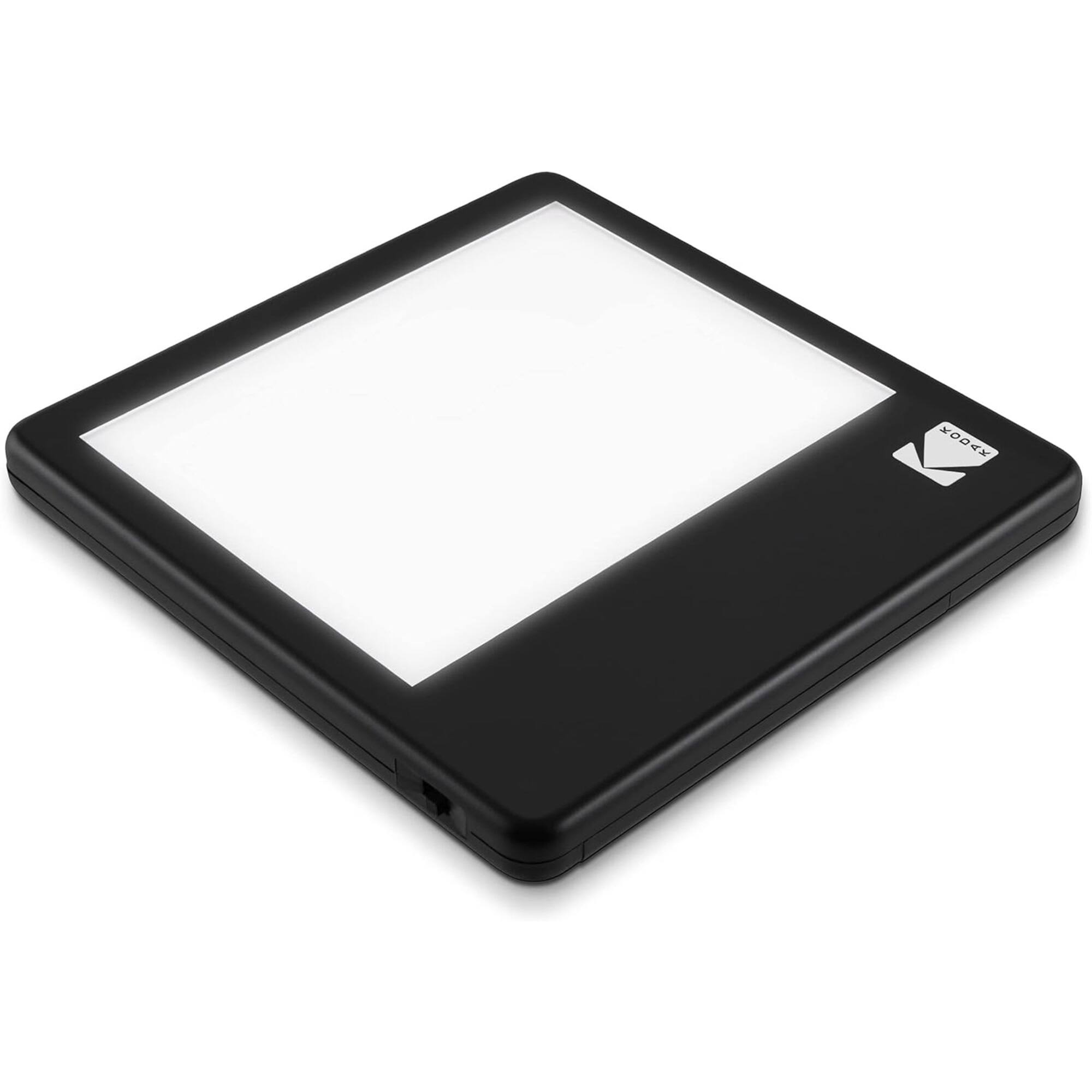 Front. Kodak - LED Light Box 5”x4”, Battery & USB Powered Light Pad for Negatives, Slides & Films Viewing - White.