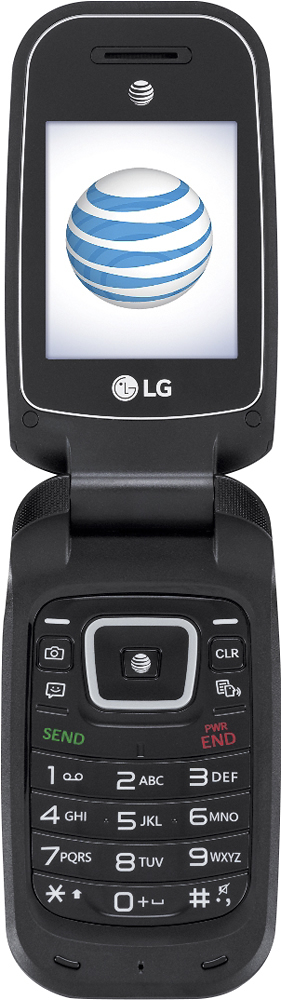 Best Buy: AT&T Prepaid LG B470 Prepaid Cell Phone Black LGB470