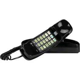 AT&T - 210B Corded Trimline® Phone - Black