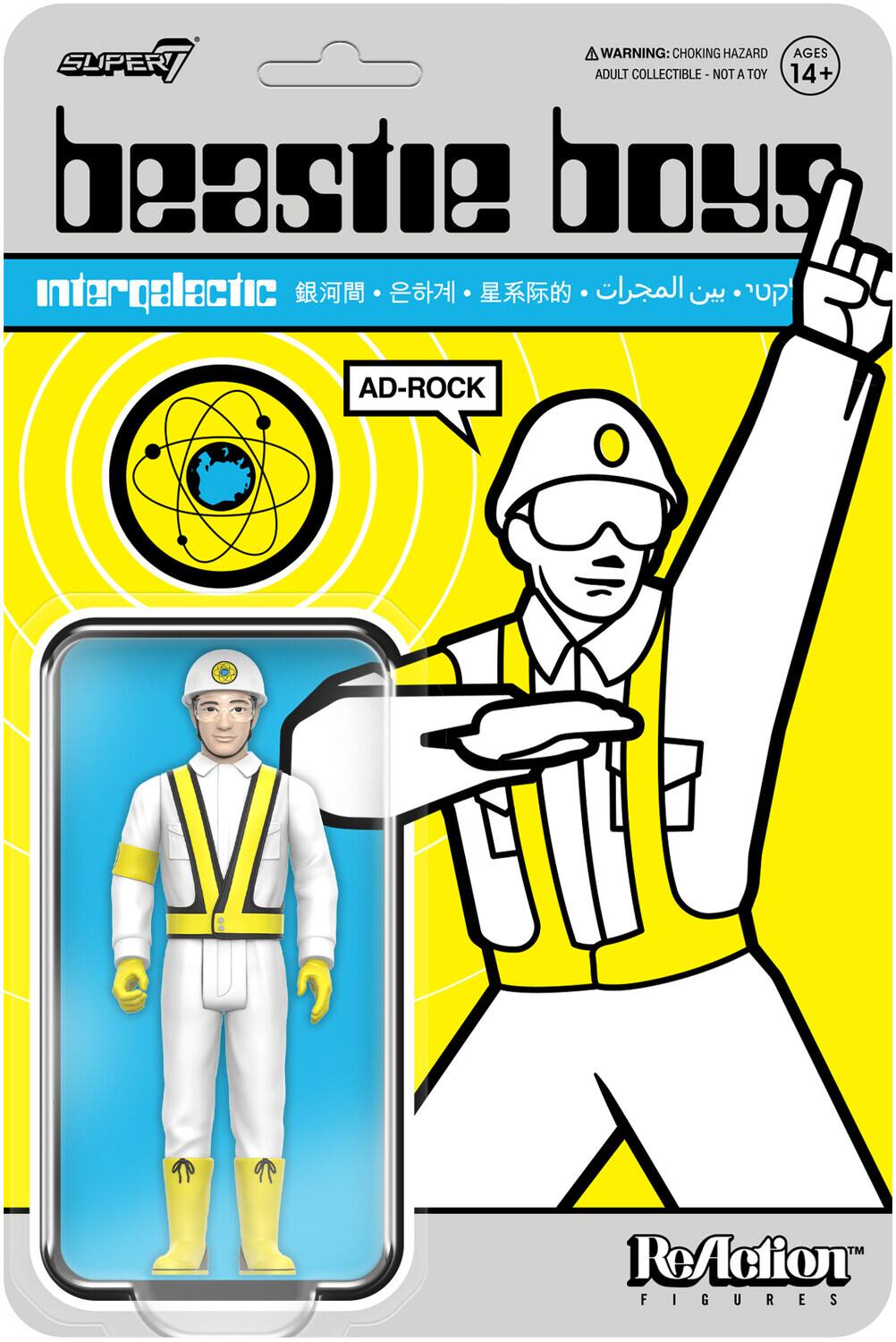 Beastie Boys - Super7 - Beastie Boys - ReAction Figures Wv4 - Ad-Rock (Intergalactic Crossing Guard) - COLLECTIBLES - Multicolor price history on PriceWatchPro