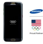 Front Zoom. Samsung - Galaxy S7 edge Olympic Games Limited Edition 32GB (Unlocked) - Black Onyx.