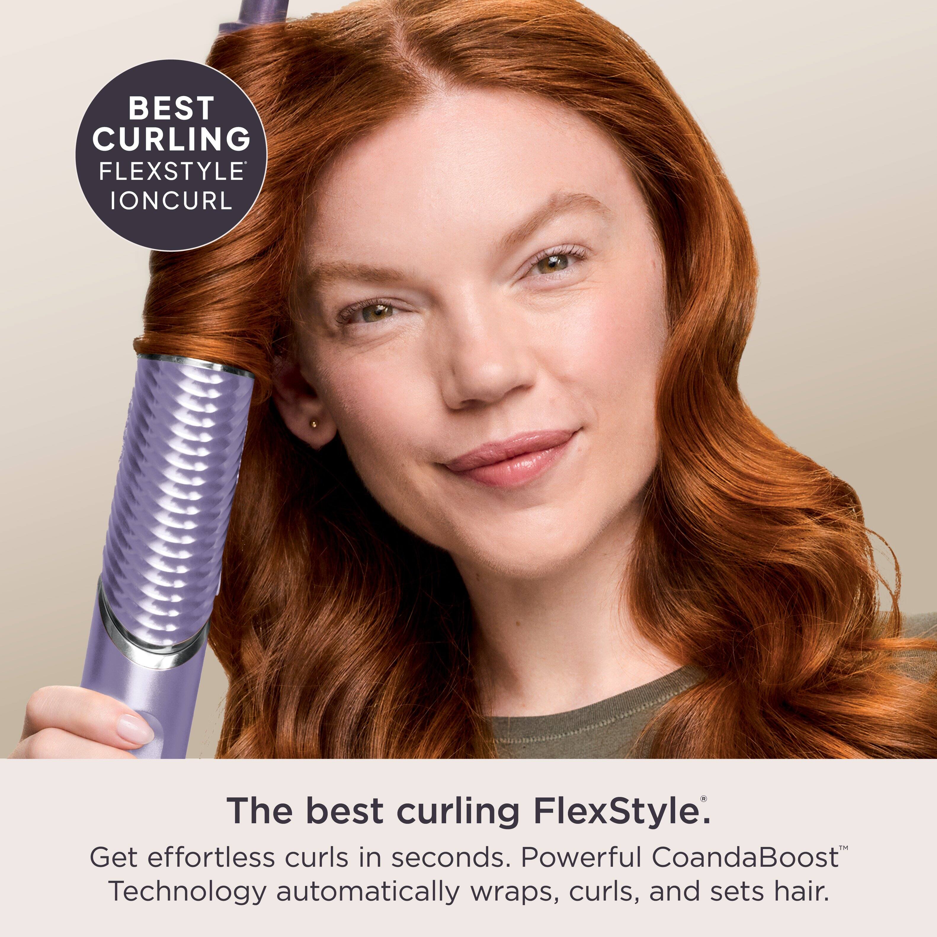 BEST CURLING FLEXSTYLE IONCURL

The best curling FlexStyle. Get effortless curls in seconds. Powerful CoandaBoost Technology automatically wraps, curls, and sets hair.