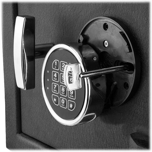 Alt View 14. Barska - Standard Keypad Security Depository Drop Safe 1.03 Cu Ft - Black Matte.