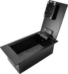 Barska - Floor Safe With Key Lock 0.22 Cubic Ft AX12656 - Black - Front_Zoom