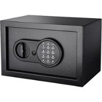 Barska - Safe with Electronic Keypad Lock - Black - Front_Zoom