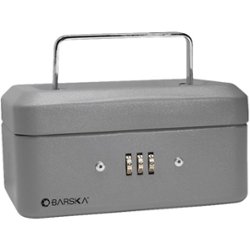 Barska - Cash Box with Combination Lock - Black - Angle_Zoom