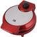 Angle. Kalorik - Heart Shape Waffle Maker - Red metallic.