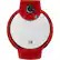 Alt View 11. Kalorik - Heart Shape Waffle Maker - Red metallic.