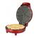 Alt View 13. Kalorik - Heart Shape Waffle Maker - Red metallic.