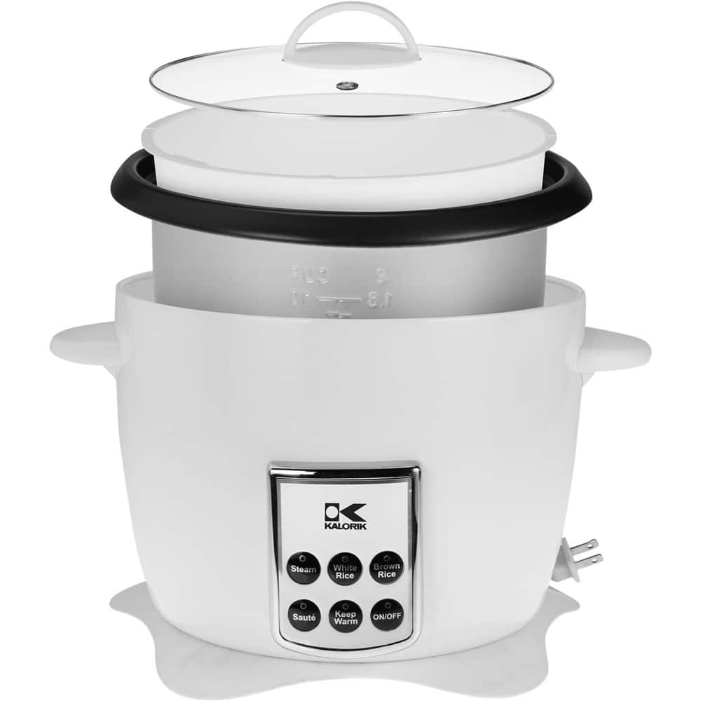 Best Buy Kalorik 1.9Quart Rice Cooker White RC 41501 W