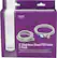 Front. Smart Choice - 6' Stainless-Steel Washing Machine Fill Hose (2-Pack) - Silver.