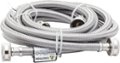 Alt View Zoom 12. Smart Choice - 6' Stainless-Steel Washing Machine Fill Hose (2-Pack) - Silver.