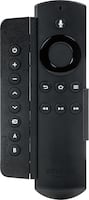 Sideclick - Universal Remote Attachment for Amazon Fire TV 1st & 2nd Gen, 4k Stick, Stick, Cube, Fire TV with 4K, Alexa Voice Remote - Black - Angle_Zoom