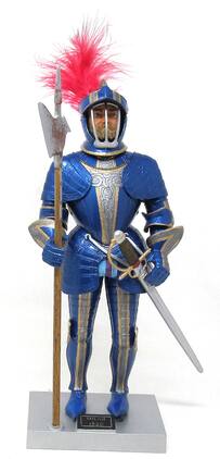PopMarket - Aurora - 1:8 Scale Model Kit - Blue Knight of Milan - COLLECTIBLES - Multicolor