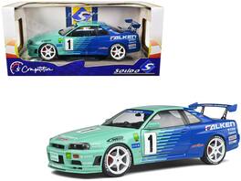 Solido - Nissan Skyline GT-R R34 RHD #1 H. Takeuchi - Y. Tachikawa "Falken" JGTC 2001 "Competition" Series 1/18 - Multi