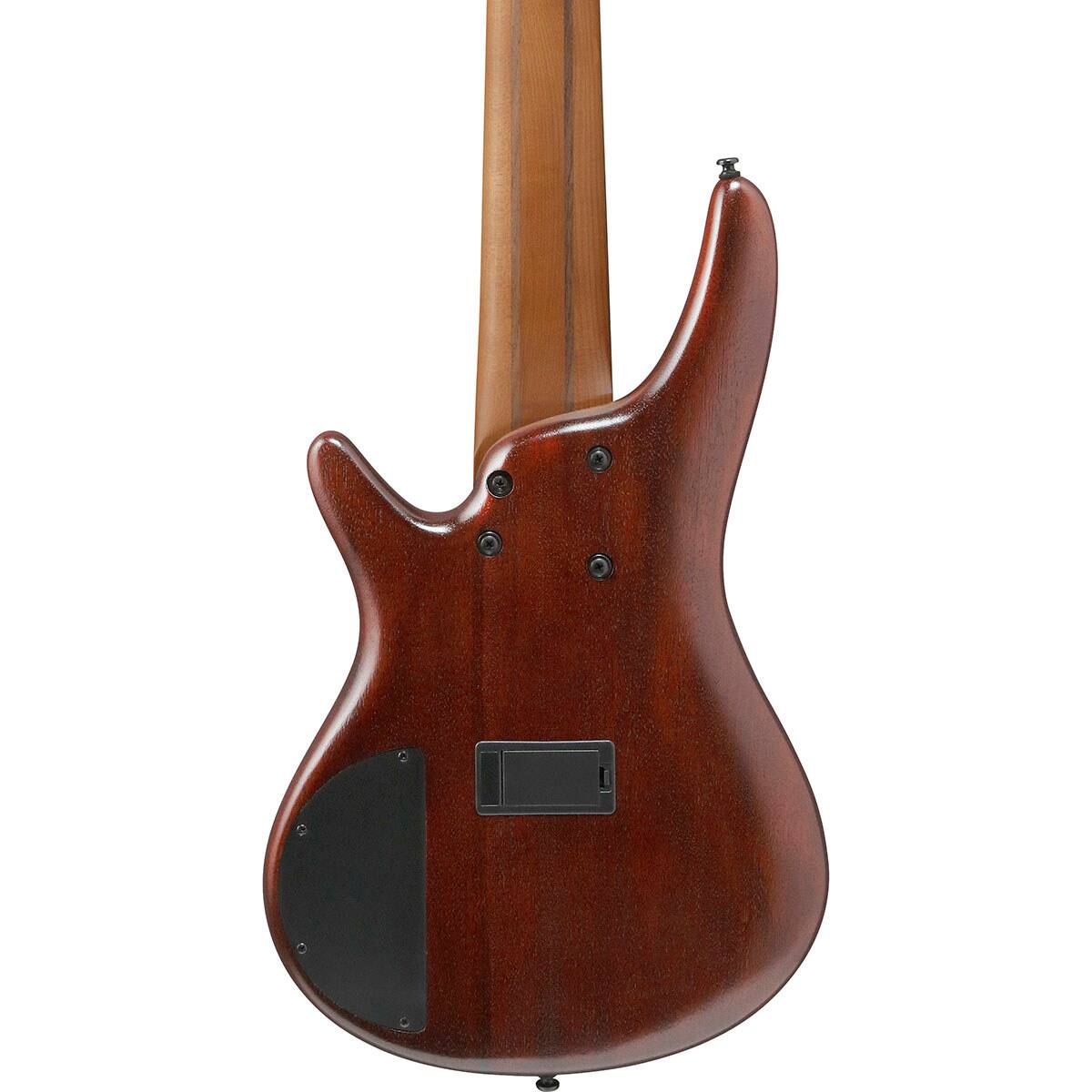 Alt View 4. Ibanez - Ibanez SR Standard Series SR506A Electric Bass Guitar, Mahogany Brown Burst Low Gloss.