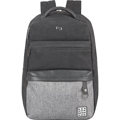 Solo - Urban Collection Code Laptop Backpack - Gray/Black