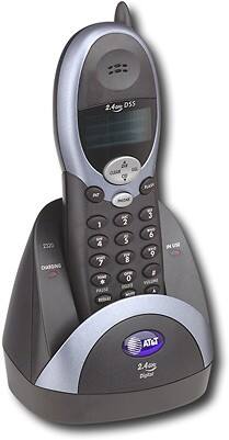 Angle Standard. AT&T - 2.4GHz Expandable Cordless Phone with Call-Waiting Caller ID and Intercom - Gray.