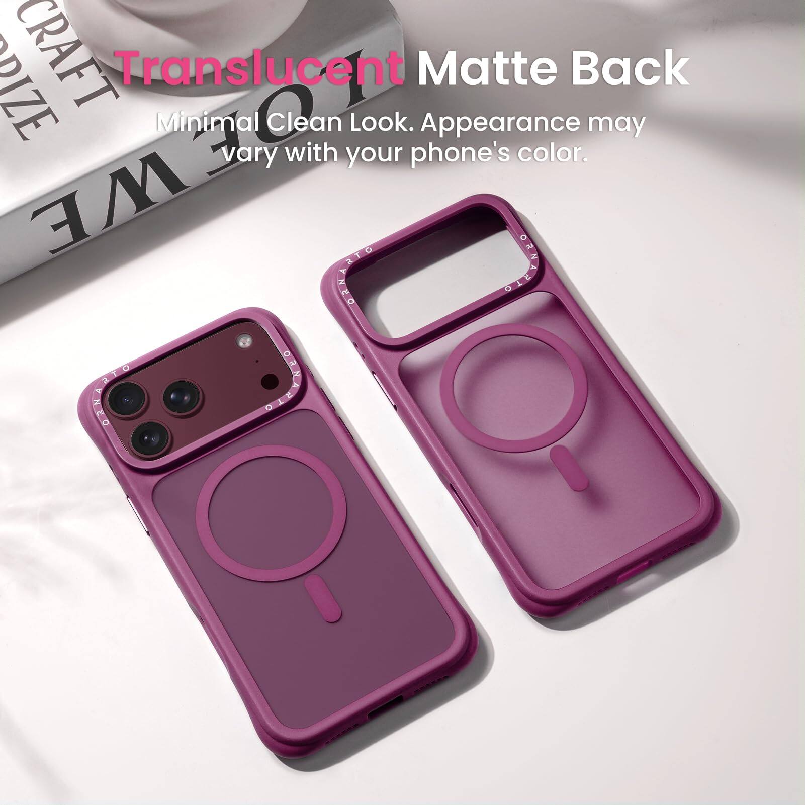 Ornarto for iPhone 18 Pro Case 6.3