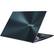 Alt View 34. ASUS - ZenBook Pro Duo 15 UX582 15.6" Touch-Screen Laptop - Intel Core i9 - 32GB Memory - NVIDIA GeForce RTX 3060 - 1 TB SSD - Celestial Blue.