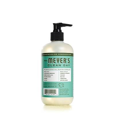 Sure, here is the corrected and grouped text:

**Labelworking Homekeeping**

**Mrs. Meyer's Clean Day**

**Make Effective, Thoughtful Choices**

**Hand Soap**

**Lavender Leaf**

**Made with Plant-Derived Ingredients**

**Fragrance: Lavender Leaf**

**Dermatologist Tested**

**Biodegradable**

**6124 14104**

**Net Wt. 16 fl oz (473 mL)**

**Mrs. Meyer's Clean Day**