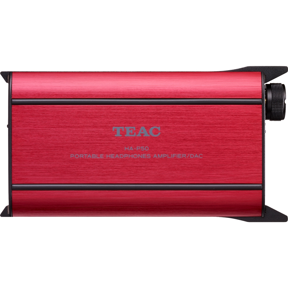 Best Buy: TEAC HA-P50 Portable Headphone Amplifier Red HAP50