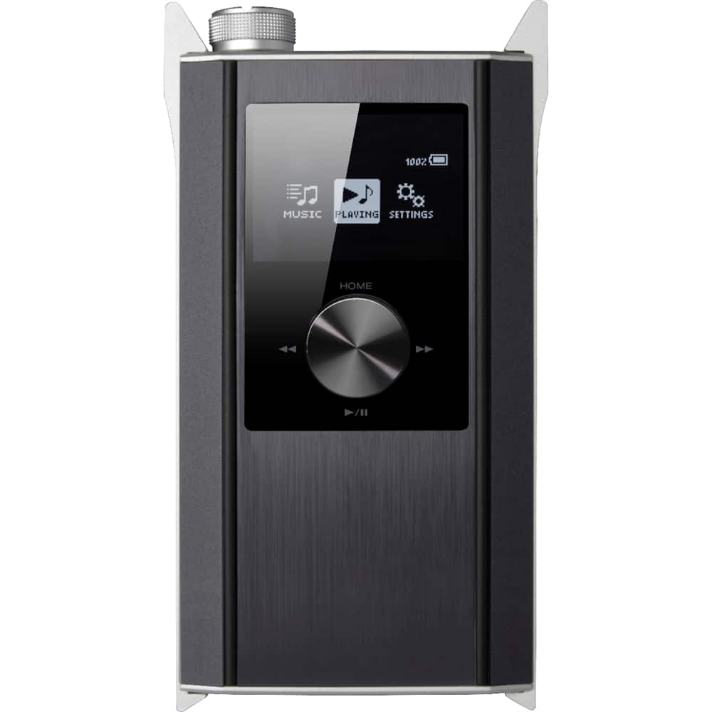 Front. TEAC - HA-P90SD Portable Headphone Amplifier - Black.