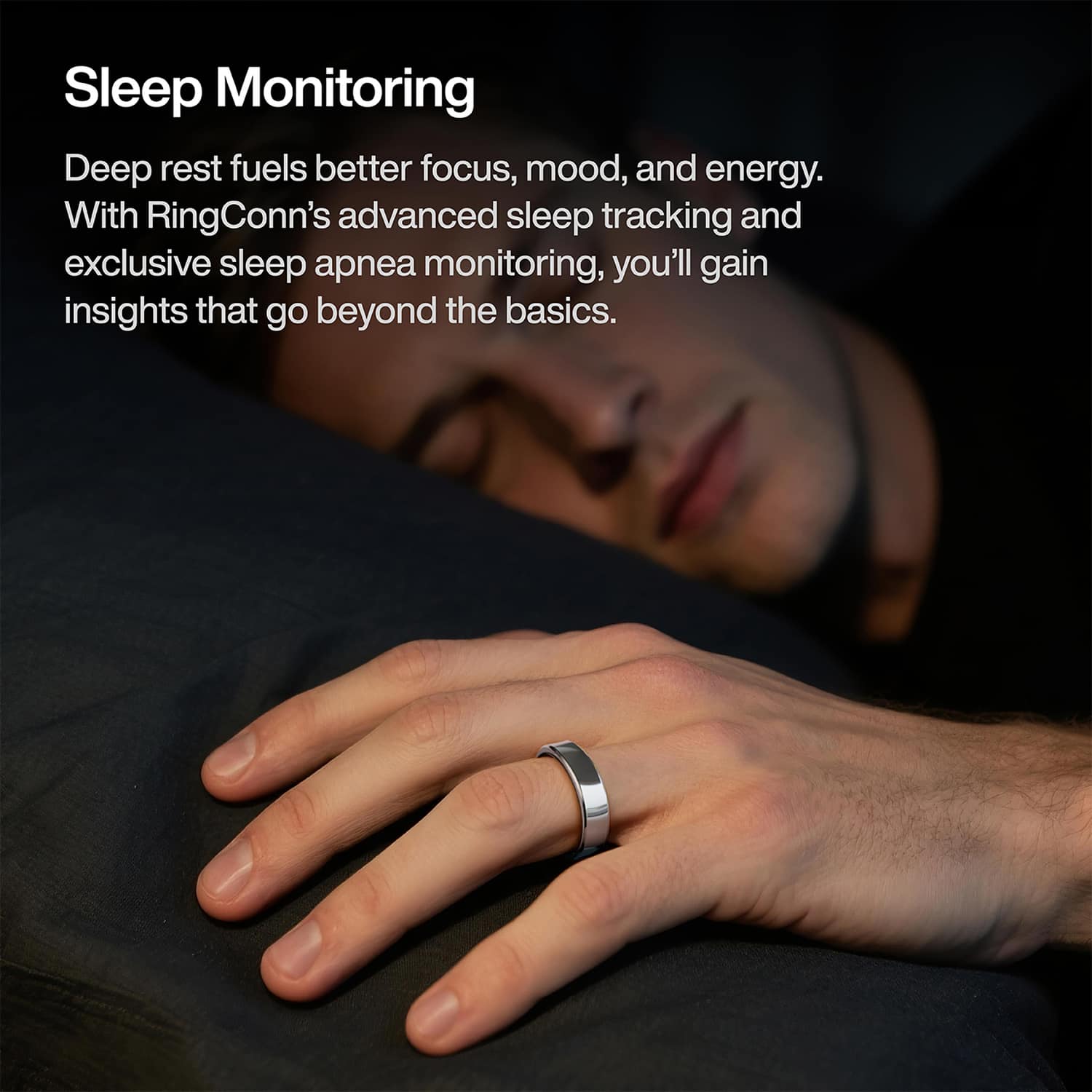 RINGCONN Gen 2 Ultra Thin Smart Ring with Sleep Apnea Monitoring