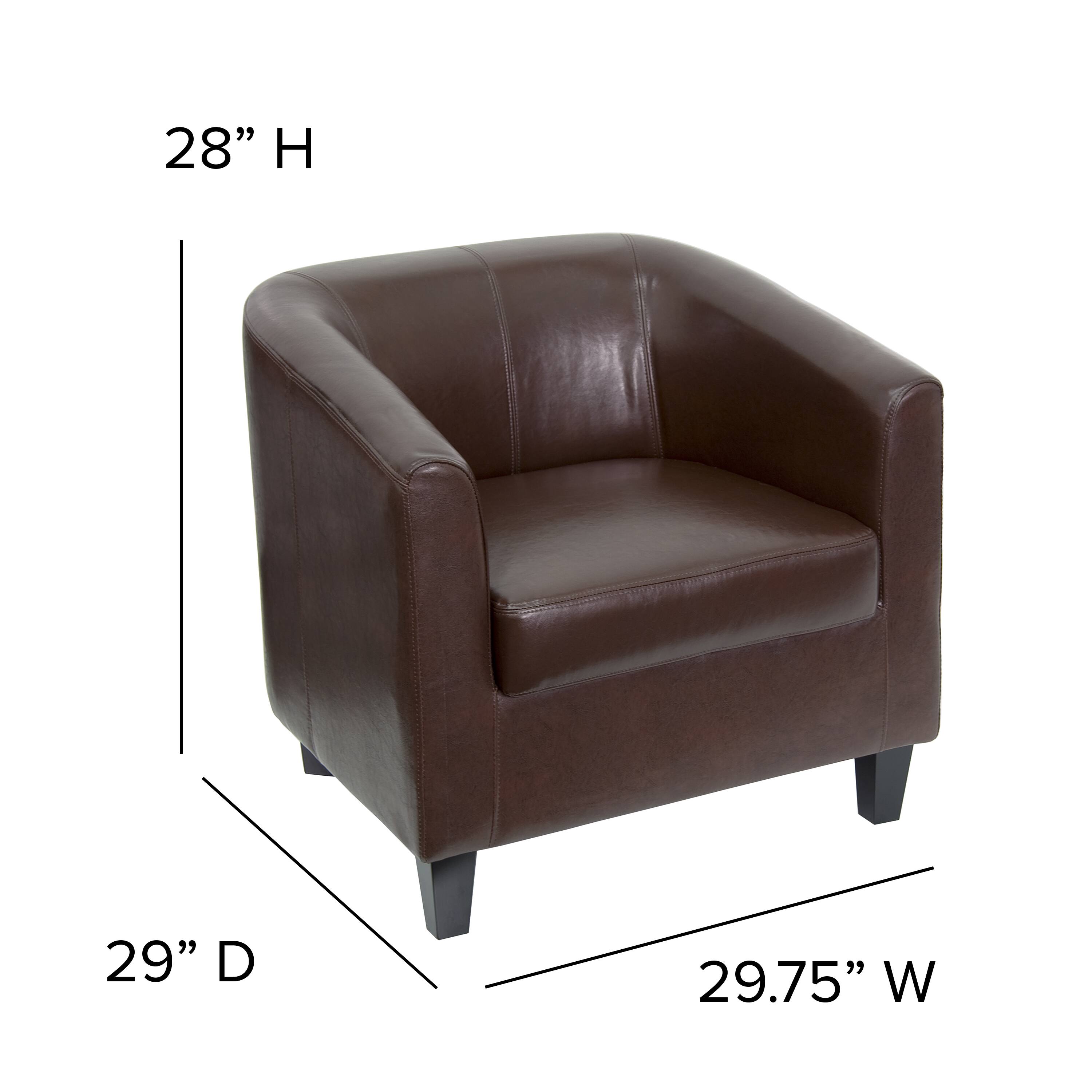 28" H  
29" D  
29.75" W