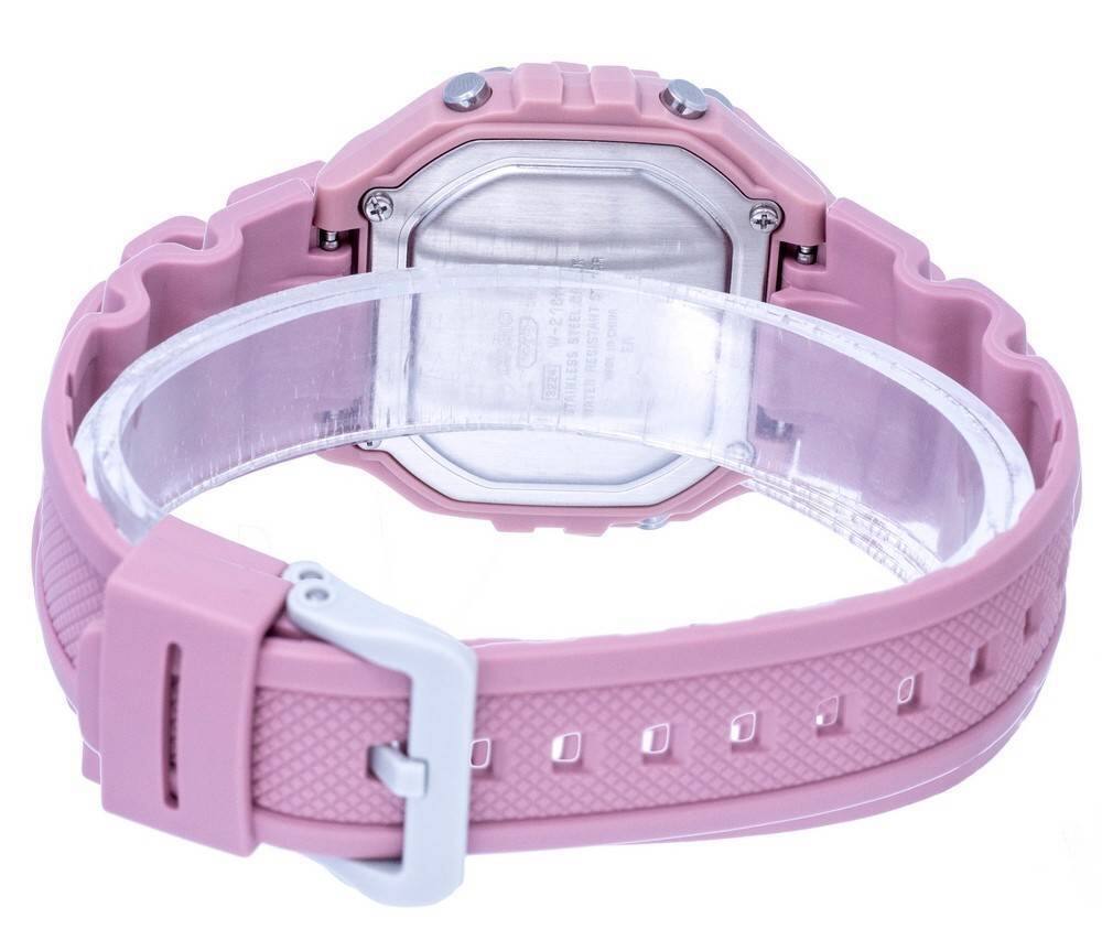 Left. Casio - Youth Digital Resin Quartz W-218HC-4A W218HC-4 Women's Watch - Grey.