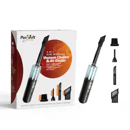 Pursonic - 2-in-1 Mini Wireless Vacuum Cleaner & Air Duster
