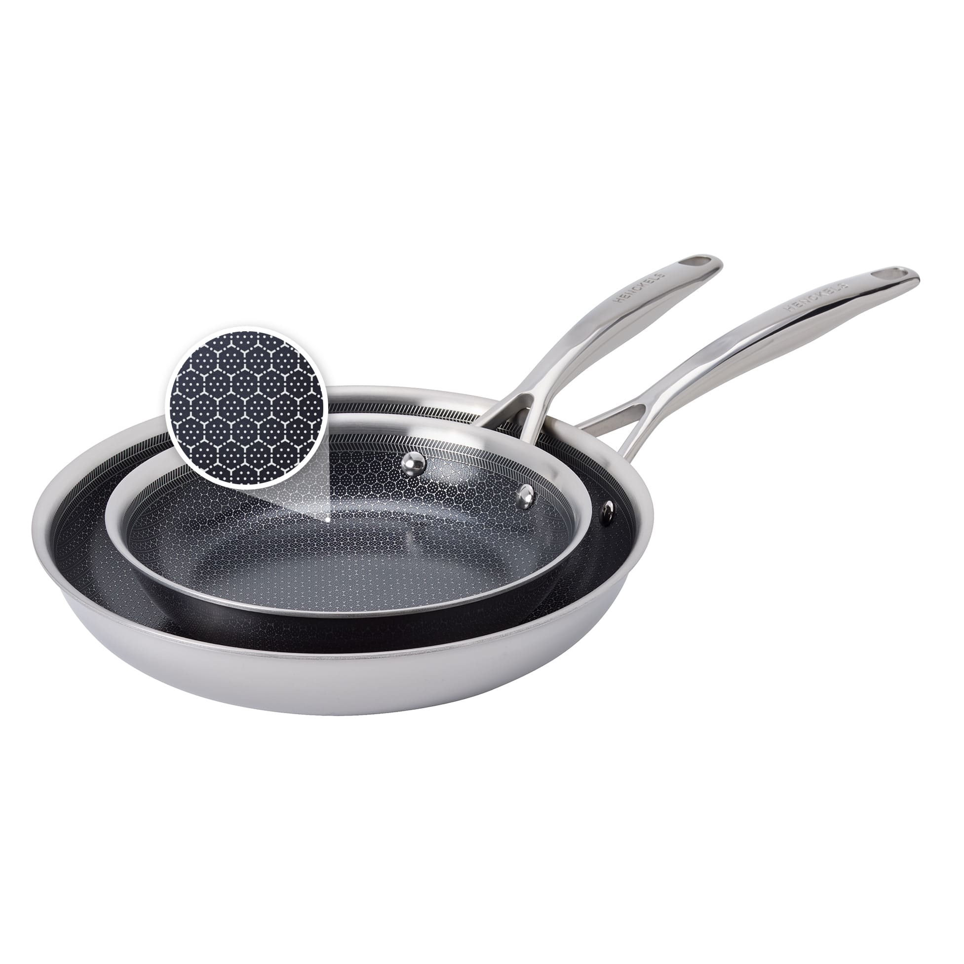 Henckels Paradigm Ceramic 2 pc Dual Performance Fry Pan Set