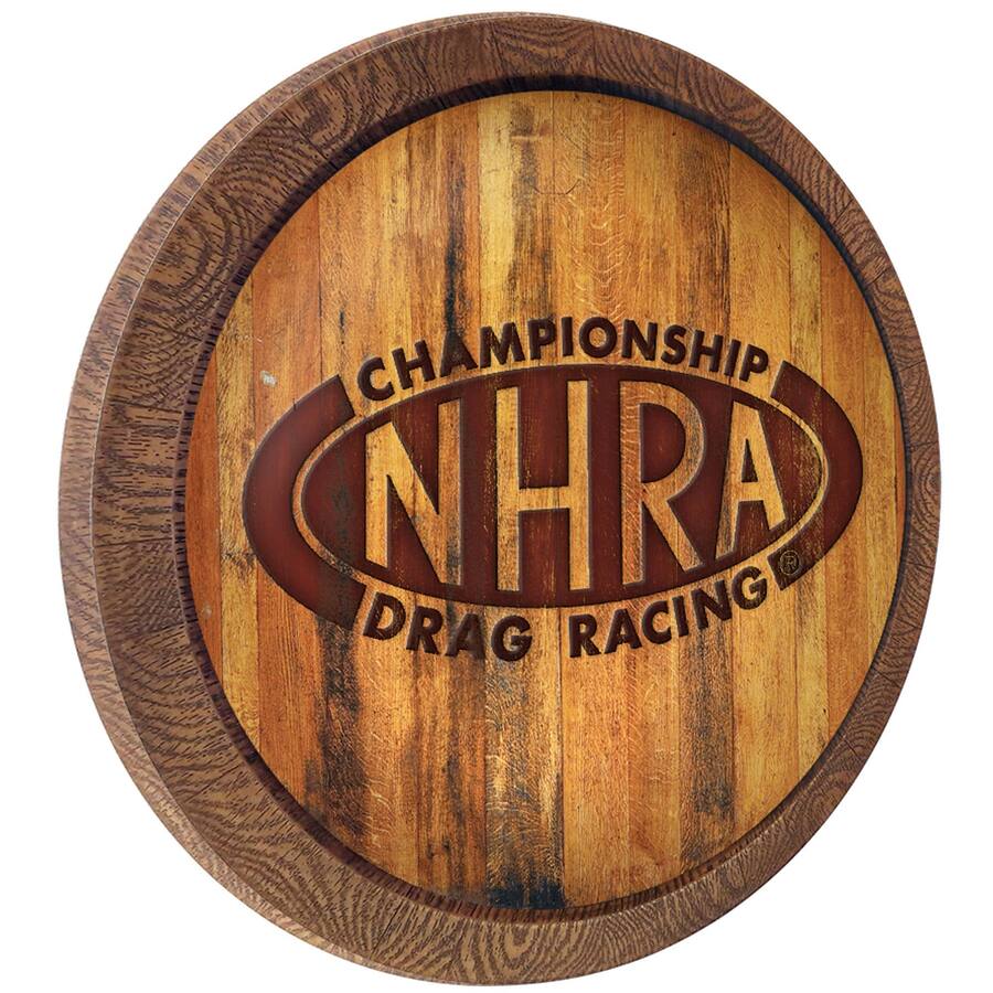 Drag Sign In The Fan Brand NHRA Championship Drag Racing 20.25'' Faux Debossed ...