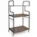 Alt View 9. Gymax - Gymax 3-Tier Rolling Printer Stand Home Office Large Printer Cart w/ Storage Shelves Rustic Brown & Black - Brown.