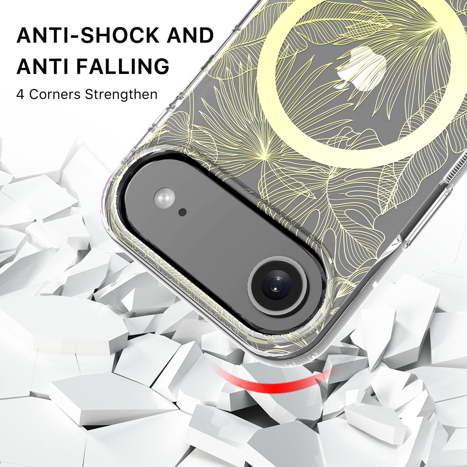 ANTI-SHOCK AND ANTI FALLING  
4 Corners Strengthen