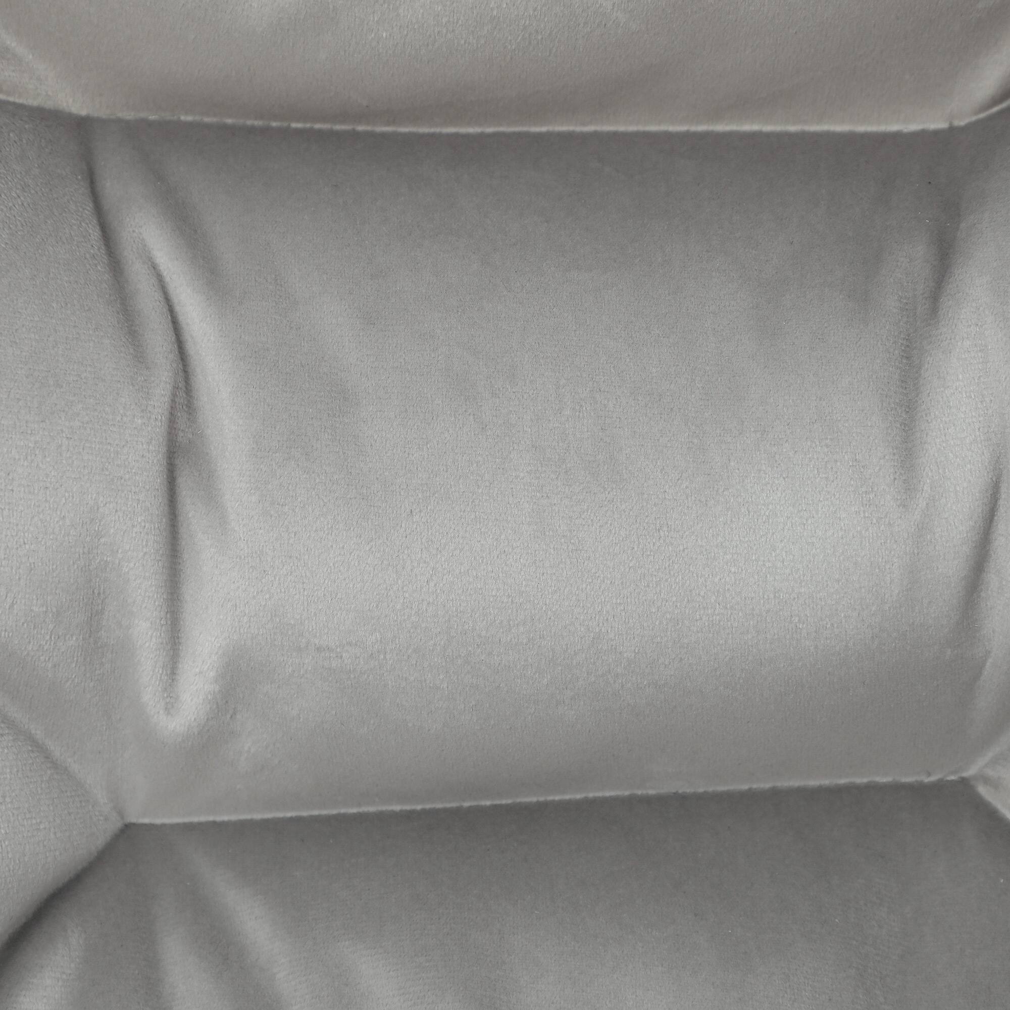 Alt View 8. Homcom - Modern Recliner Chair with Ottoman - Fabric Lounge Armchair, Leisure Sofa & Footstool Set for Living Room​ - Light Gray.