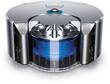 Dyson - 360 Eye App-Controlled Self-Charging Robot Vacuum - Blue/nickel - Larger Front
